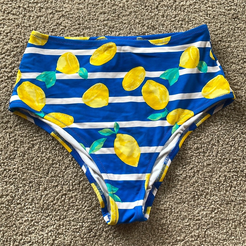 Aerie Lemon Highwaisted Swimsuit Bottoms